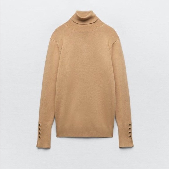 Zara basic high neck knit sweater - Picture 1 of 5